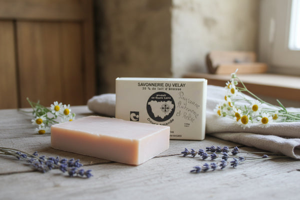 Savon solide au lait d'ânesse "La Douce Amande"