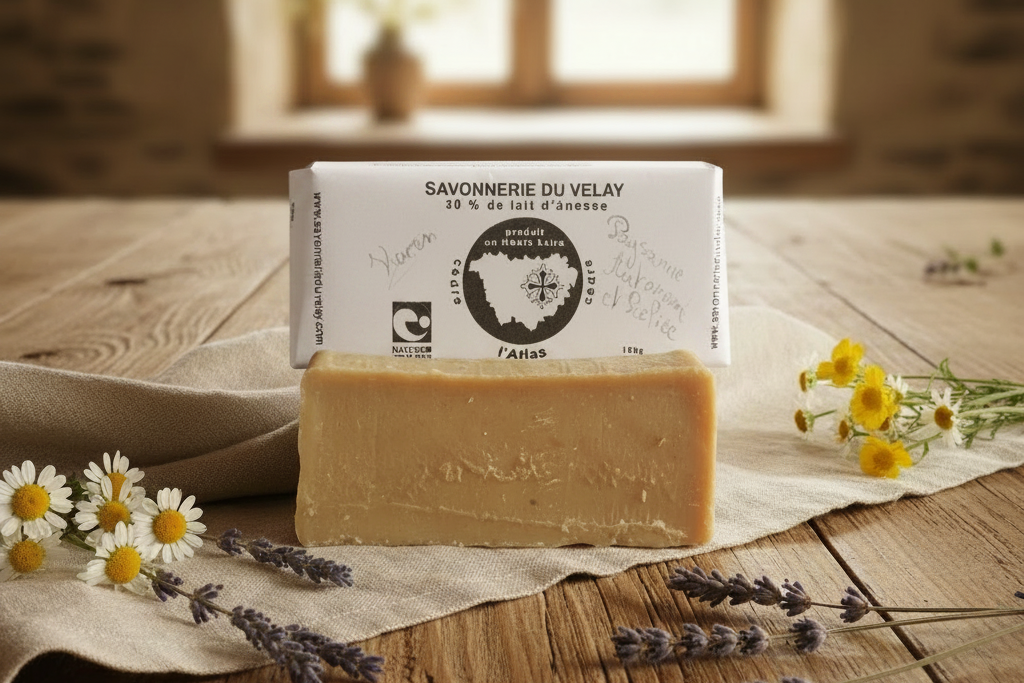 Savon solide au lait d'ânesse "L'Atlas"