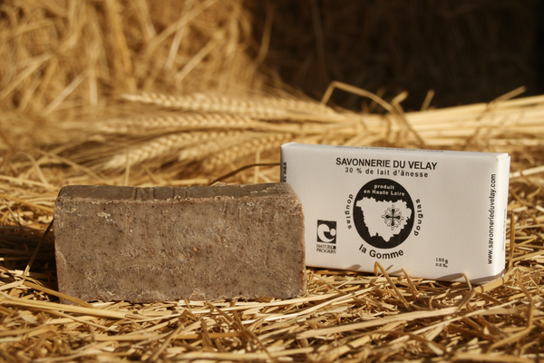 Savon solide au lait d'ânesse "Le Gomme"
